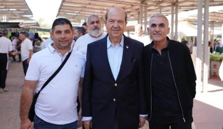 Ersin Tatar, Güzelyurt’u ziyaret etti: Halkımız yarın bir kez daha devletine sahip çıkacak