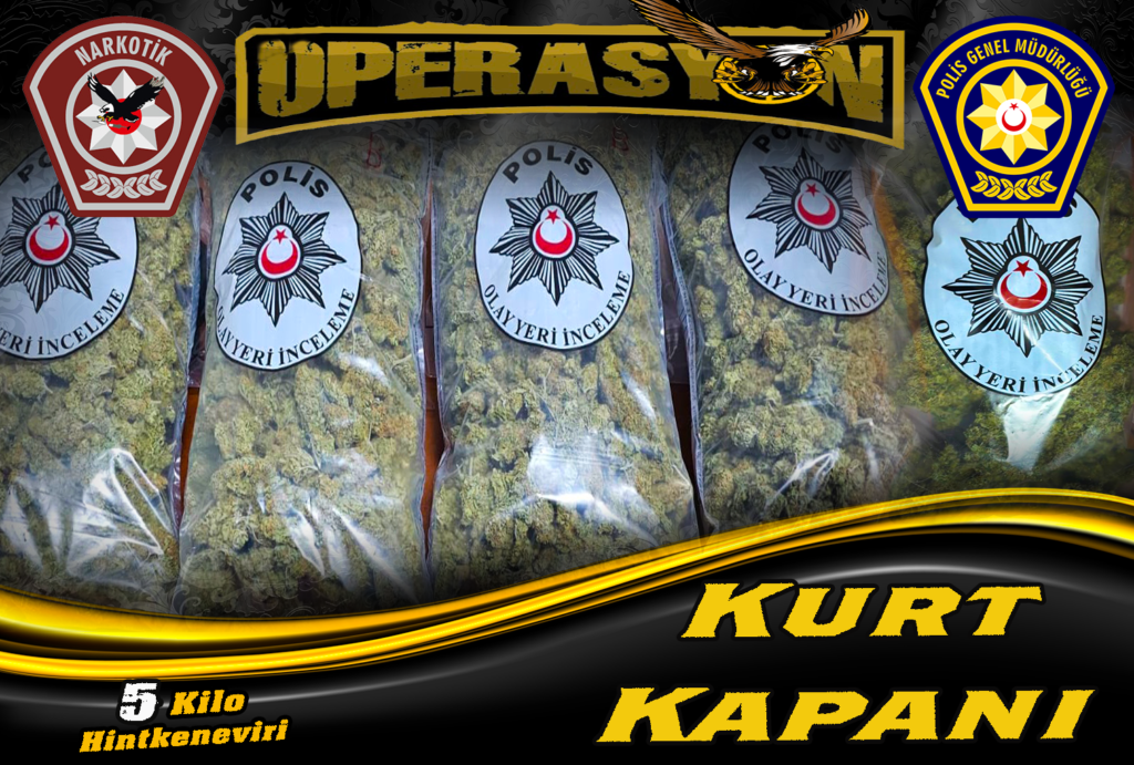 Lefkoşa’da 5 kilo uyuşturucu bulundu