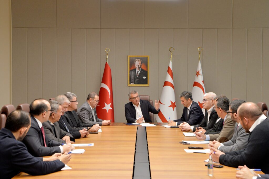 Cumhurbaşkanı Tufan Erhürman, Ekonomik Örgütler Platformu’nu kabul etti