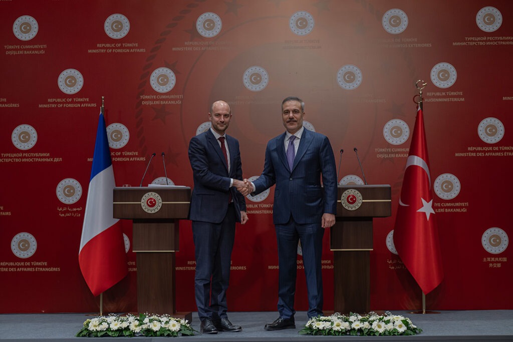 Fidan, Fransız mevkidaşı Barrot ile ortak basın toplantısında konuştu