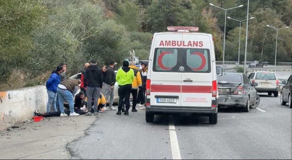 Ciklos’ta kaza: 1 kişi yaralandı