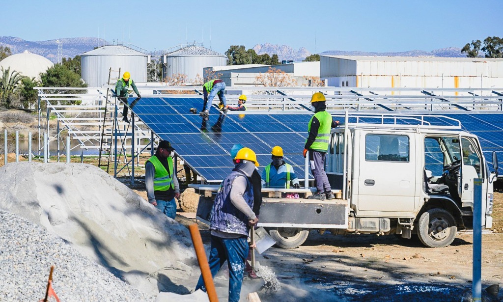 Haspolat Atık Su Tesisi, elektrik ihtiyacının yüzde 20’sini güneş enerjisinden sağlayacak