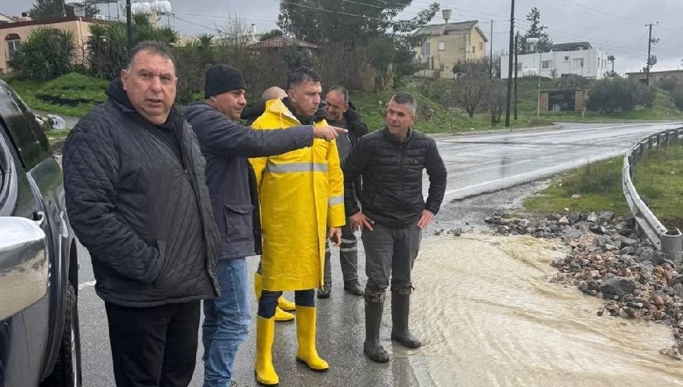 Amcaoğlu: “Aşırı yağışlara karşı gece boyunca sahadaydık, riskli bölgeler kontrol altında”