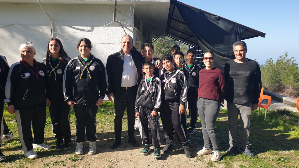 Ataoğlu, Kantara Gençlik Kampı’nda SOS Çocuk Köyü izci grubuyla bir araya geldi