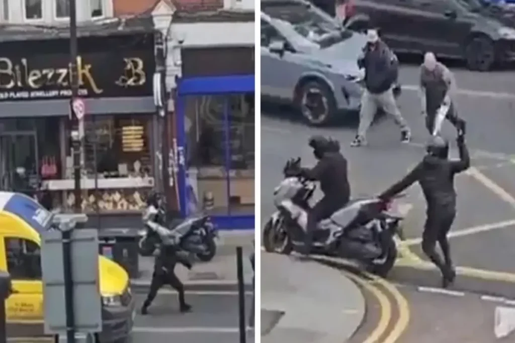 Londra’da Türk kuyumcu dükkanı palalı hırsızlar tarafından soyuldu