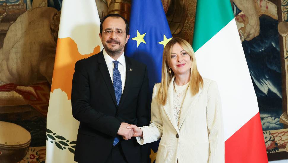 Hristodulidis, İtalya’da Meloni ile görüştü: Ortaklık belgesi hazırlanacak