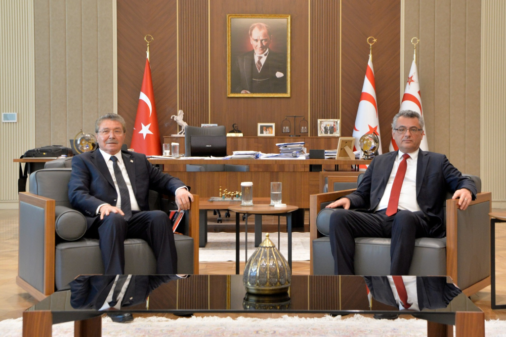 Cumhurbaşkanı Erhürman, Başbakan Üstel’i kabul etti