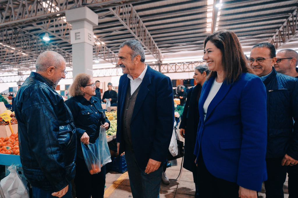 Uluçay, Gazimağusa Belediyesi personeli ve halkla bayramlaştı