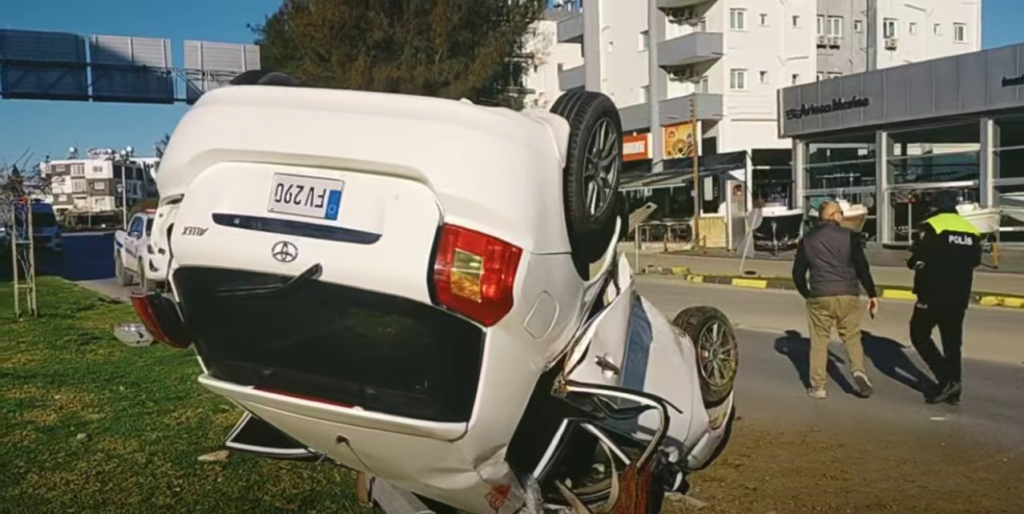 Gönyeli Çemberi’nde kaza: 1 kişi hayatını kaybetti