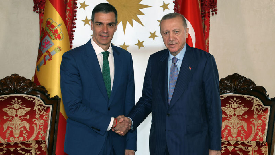 Erdoğan, Sanchez ile görüştü