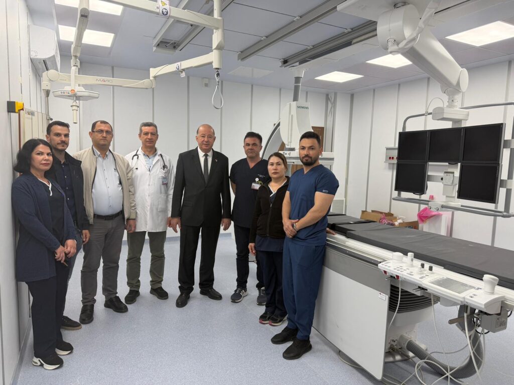 Bakan Dinçyürek: “Mağusa Devlet Hastanesi’nde Anjiyo Merkezi hizmete hazır”