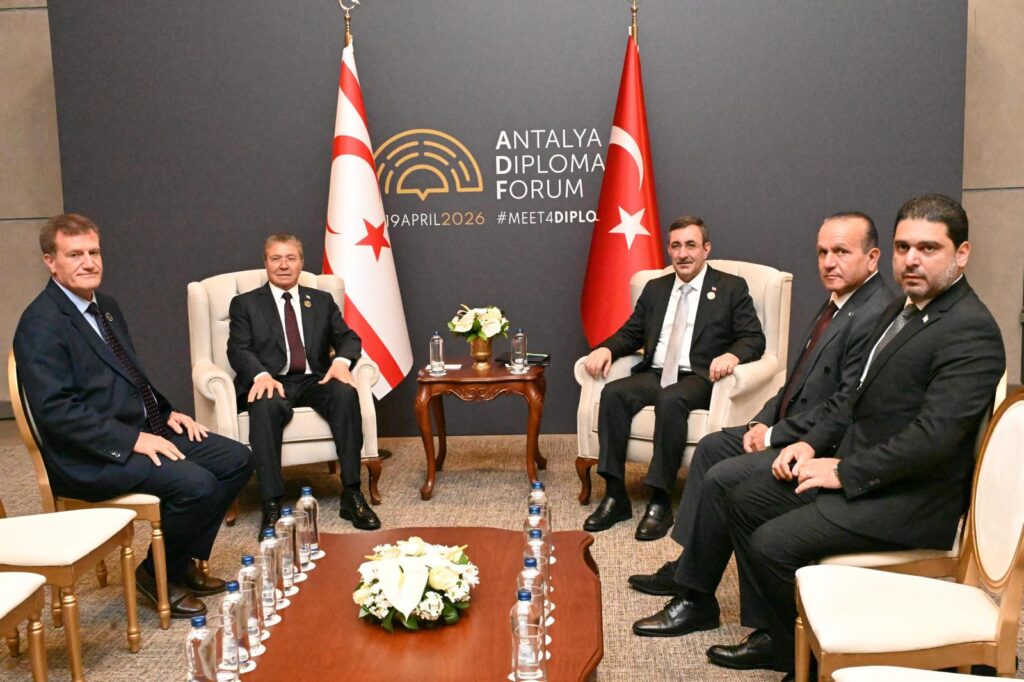 Başbakan Üstel, TC Cumhurbaşkanı Yardımcısı Yılmaz ile görüştü