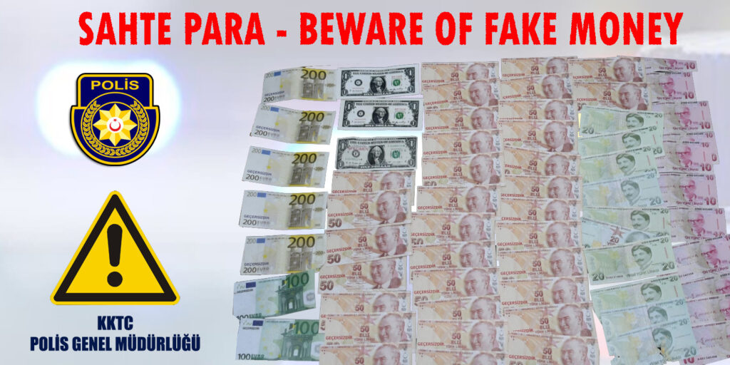 Güzelyurt’ta tedavüle sahte para sürüldü, Polisten uyarı