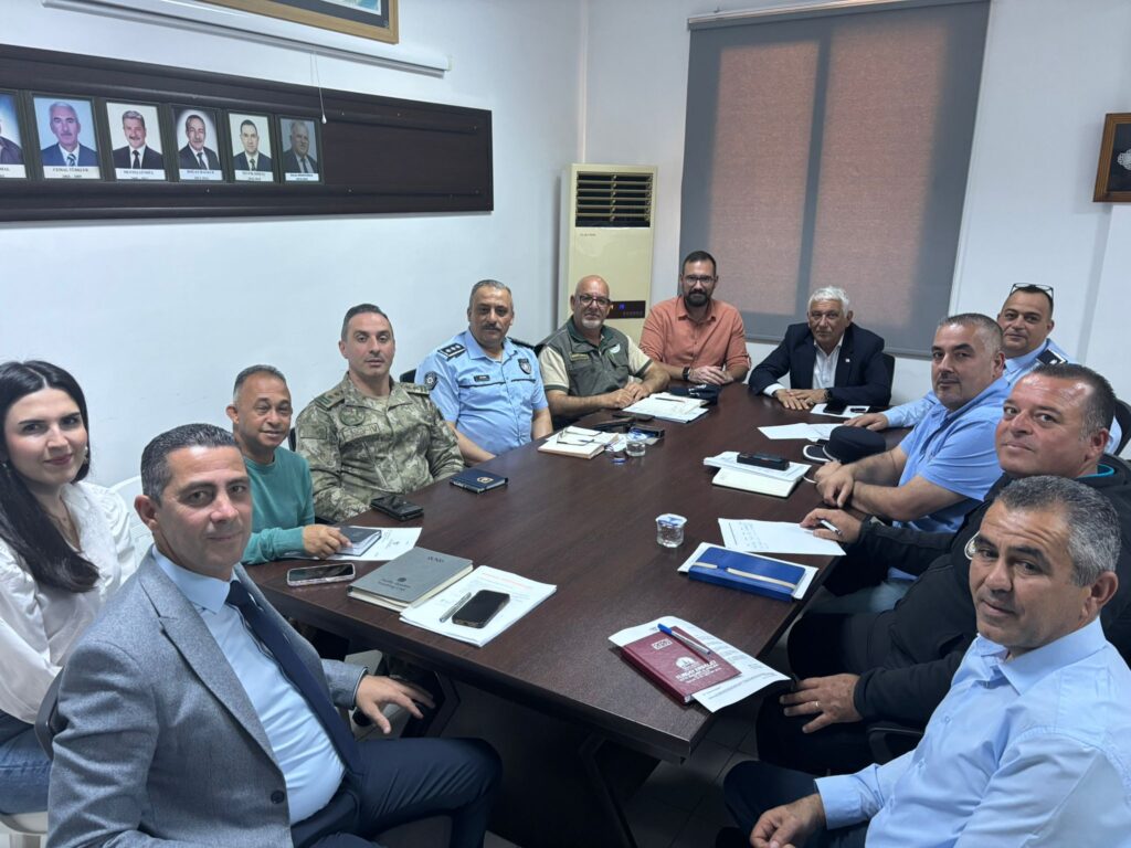 Güzelyurt İlçe Emniyet Kurulu yangın ve güvenlik riskleriyle ilgili kararlar aldı