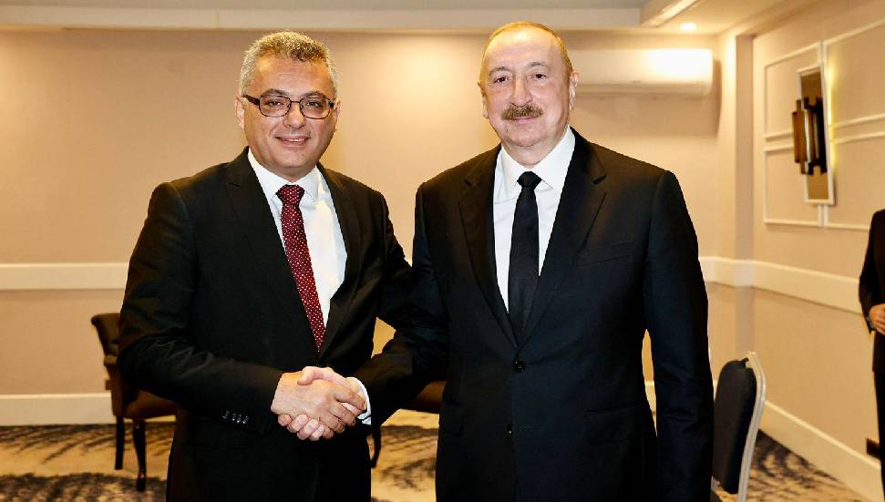 Cumhurbaşkanı Erhürman, Azerbaycan Cumhurbaşkanı Aliyev ile görüştü