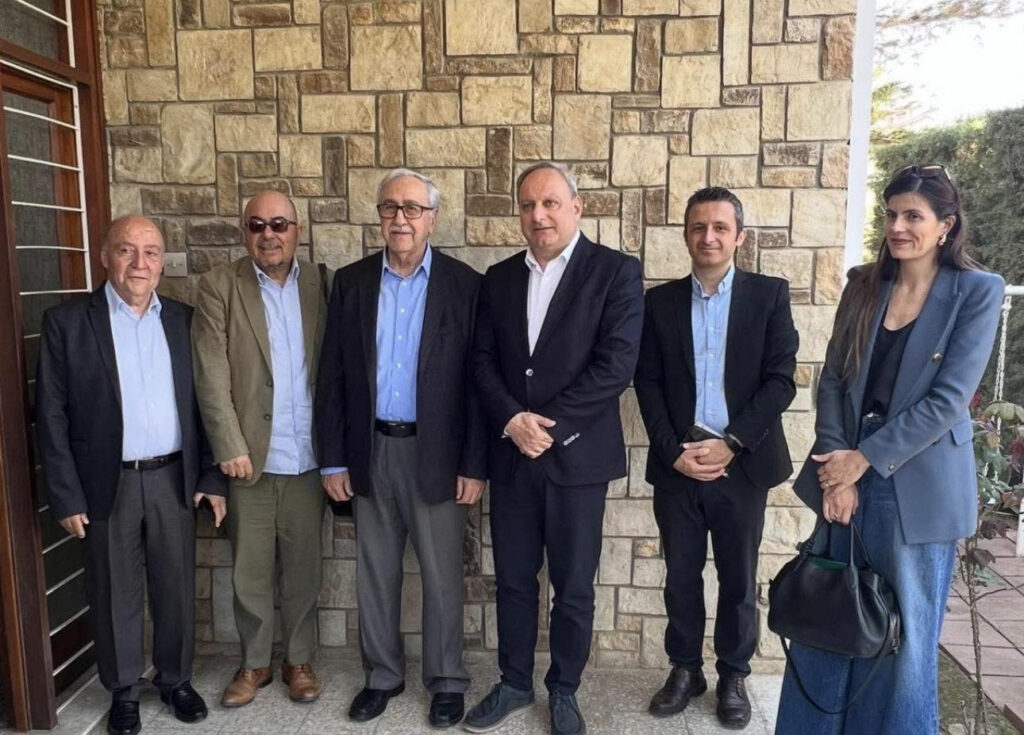 Stefanos Stefanu’dan Mustafa Akıncı’ya Ziyaret