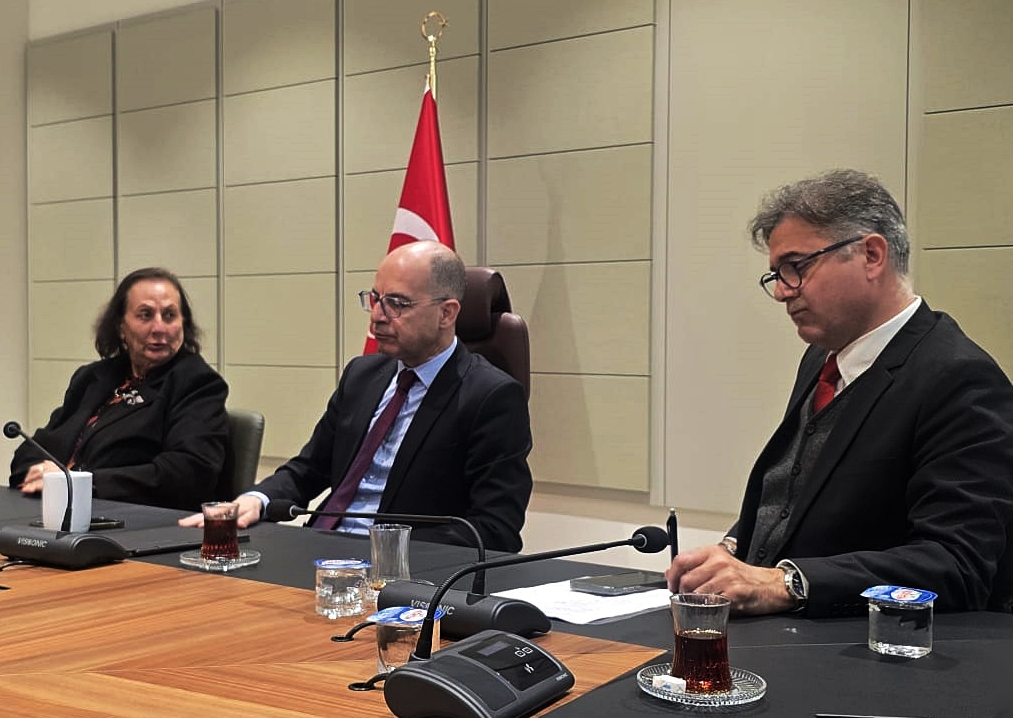 GAÜ heyeti, Cumhurbaşkanlığı Yerleşkesi’ni ziyaret etti