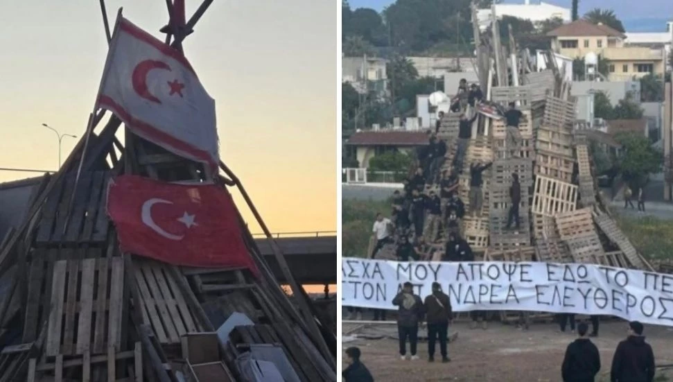 Paskalya etkinliklerinde bayrak yakma görüntülerine tepki