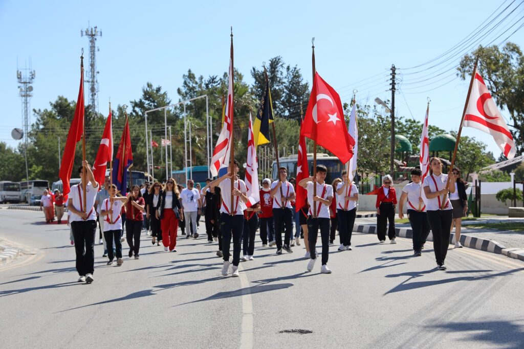 İskele’de Atatürk’ü Anma, Gençlik ve Spor Bayramı nedeniyle tören