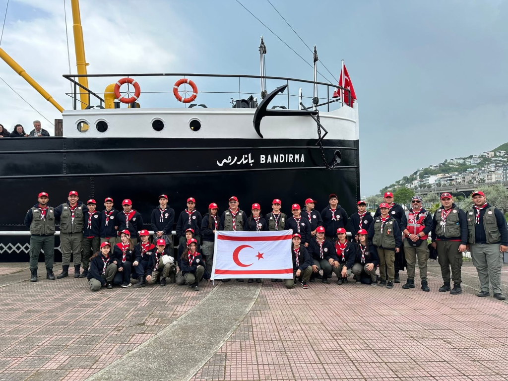 Kıbrıs Türk İzcilik Federasyonu, Samsun’da düzenlenen “Kurtuluşa İlk Adım Milli Bilinç Kampı”na katıldı