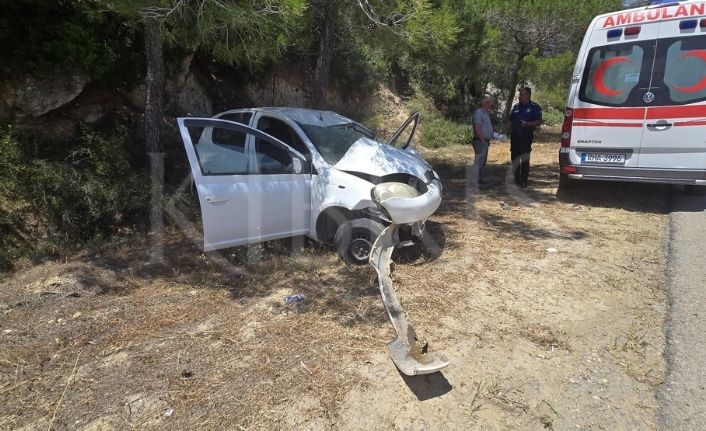 İskele-Karpaz ana yolunda kaza: 2 yaralı
