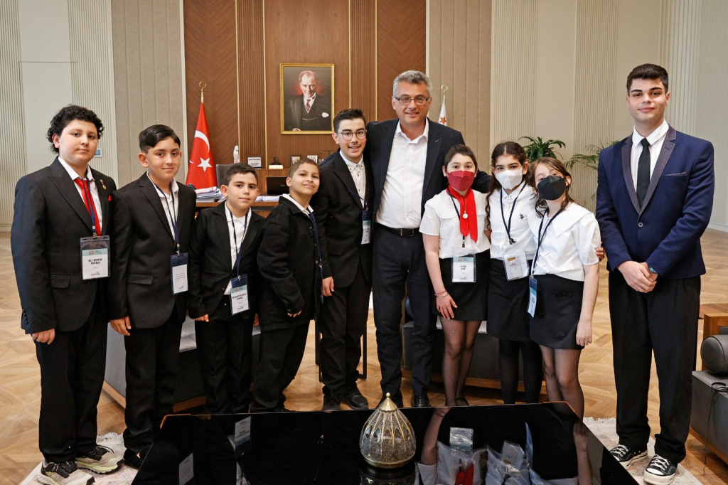 LÖSEV kahramanları Kıbrıs’ta devletin zirvesinde