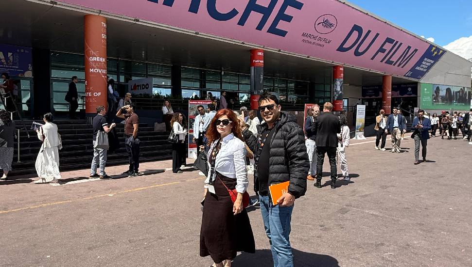Ömer Evre ve Hatice Tezcan Cannes’da Kıbrıs Türk sinemasını temsil etti