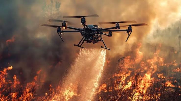 Rum Yönetimi yangınlarla mücadelede drone ve otomatik sistemler kullanacak