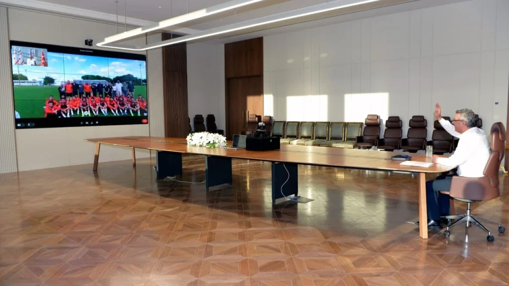 Cumhurbaşkanı Erhürman’dan Millilere final öncesi destek