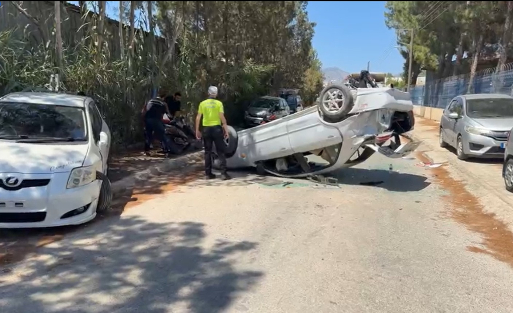 Motosiklet sürücüsü ağır yaralı!