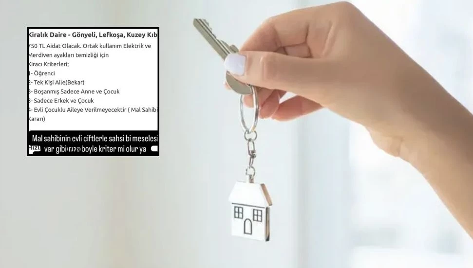 Kiralık daire ilanındaki kriterler şaşırttı: Evli çocuklu aileye verilmez