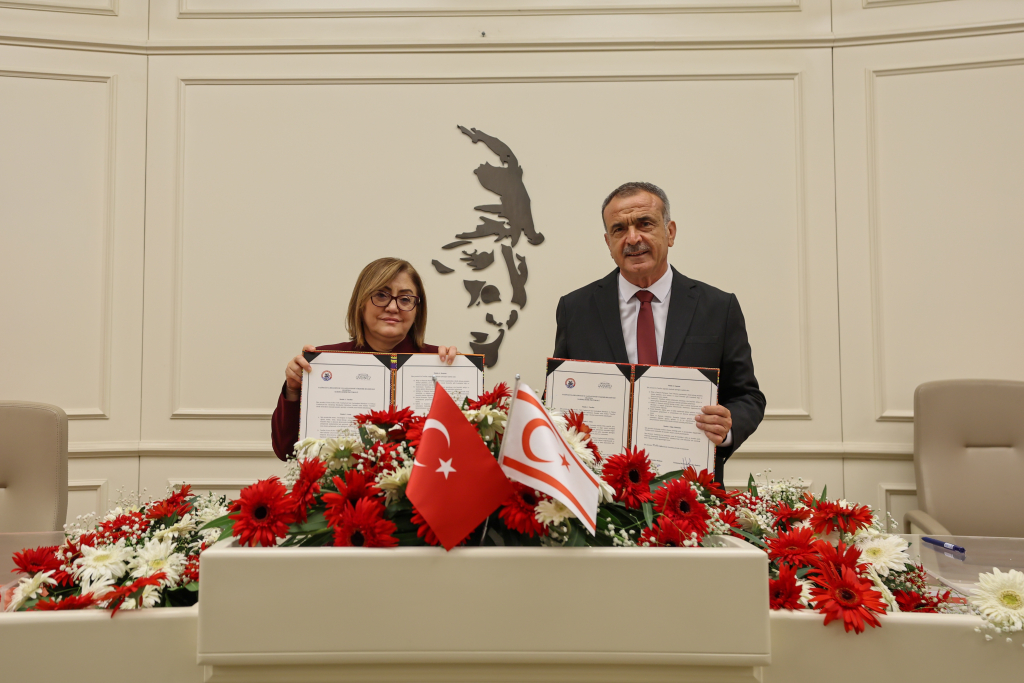 Gazimağusa ile Gaziantep arasında kardeş şehir protokolü imzalandı