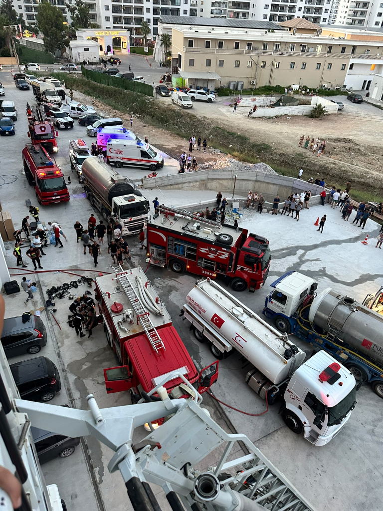 İskele’deki yangınla ilgili üç şirket direktörü tutuklandı