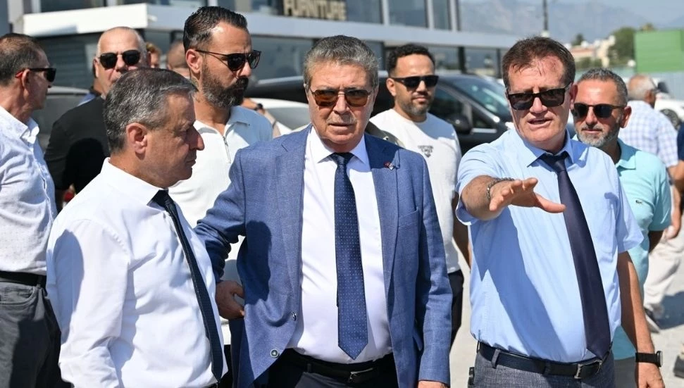 Üstel ve Arıklı, Girne-Çatalköy yolunda incelemelerde bulundu: İlk etap Ağustos’ta tamamlanacak