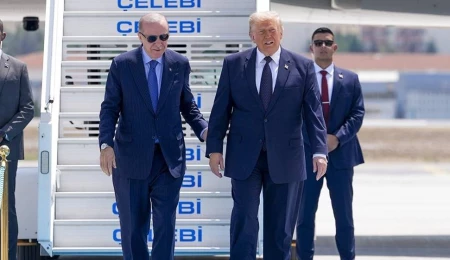 Trump resmi törenle karşılandı: Erdoğan ile baş başa görüşecek