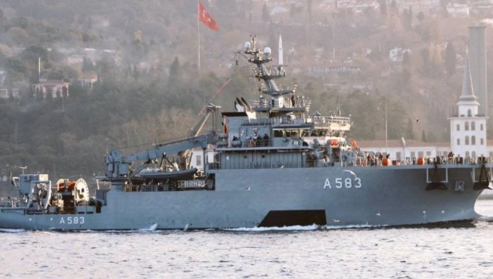 TCG IŞIN, Girne’ye doğru seyir halinde: Arama-kurtarma çalışmalarına katılacak