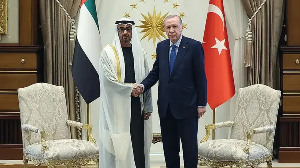 Erdoğan, BAE Devlet Başkanı İle görüştü