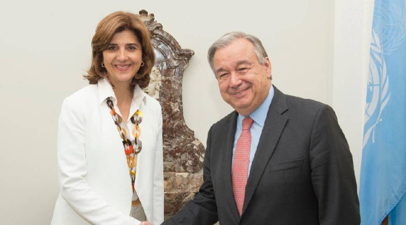 Holguin ile Guterres telefonda görüştü