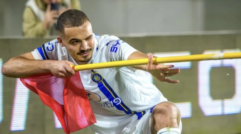 İsrailli futbolcunun skandal sevincine kırmızı kart çıktı