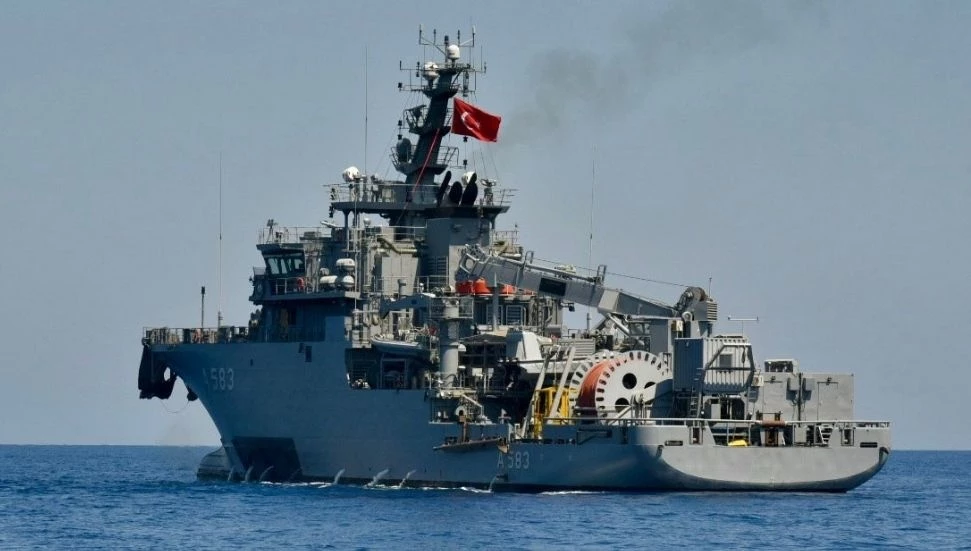 TCG IŞIN, Girne açıklarında arama çalışmalarını sürdürüyor