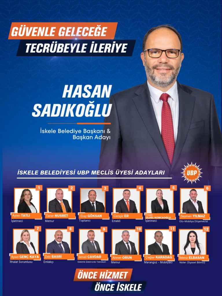 UBP İskele Belediye Meclis üyesi adayları açıklandı