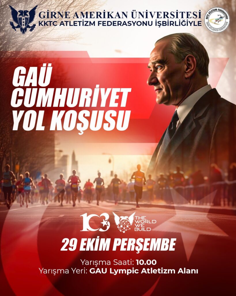 GAÜ’nün 29 Ekim Cumhuriyet Yol Koşusu’na başvuru devam ediyor
