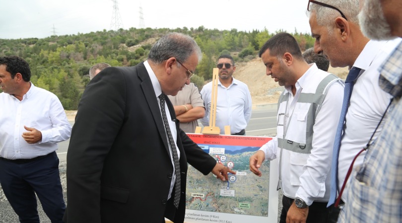 Sucuoğlu: Dağ yolunu KKTC’ye hayat veren bir yola dönüştüreceğiz