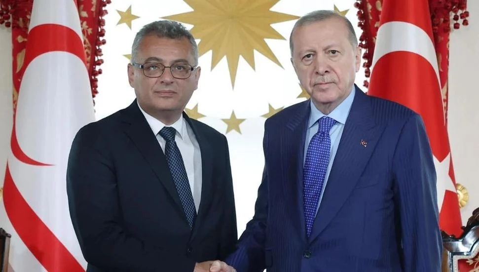 Cumhurbaşkanı Erhürman, TC Cumhurbaşkanı Erdoğan’la görüştü